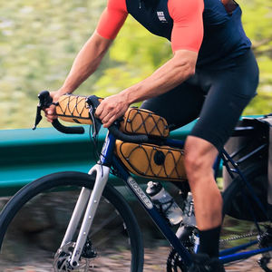 Sac de selle Explorer Long Ride vélo de route sac de poutre avant sac de tube de couleur unie en forme de <span class=keywords><strong>banane</strong></span> - Product Image 6