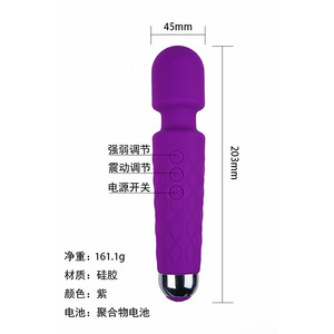 Knight AV ดิลโด้ USB พาวเวอร์ดิลโด้สินค้าสำหรับผู้ใหญ่เพศหญิงแท่งนวดสำหรับกระแสน้ำที่สองใช้งานได้อย่างสะดวกสบาย - Product Image 1