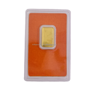 Metallhandwerk Gedenkbarren, 5g Goldbarren mit Goldauflage, Versiegelter Verpackung, Verschiedene Seriennummern, Nicht-Magnetisch - Product Image 3