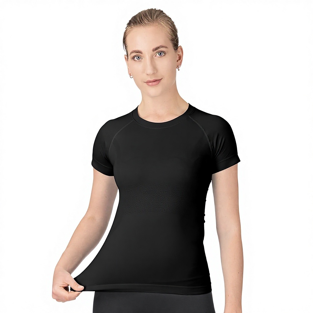 Women's Fitness Shirt Solid Colors Short Sleeve Yoga Top Spandex/Nylon Crew Neck Quick Dry Breathable Sexy Gym Workout