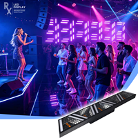 Lampe rétro matricielle RX 5*60W à succès, RGB IP20, intensité variable, effet stroboscopique, effet de teinture par fusion, DMX512, pour scène, boîte de nuit, DJ