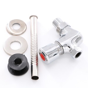 alloy brass vertical urinal <b>flush</b> valve exposed urinal valve public <b>toilet</b> <b>with</b> <b>button</b> delay function, excellent performance - Product Image 3