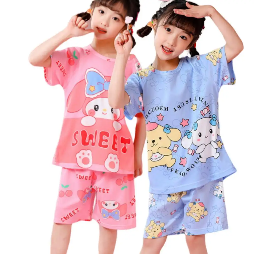 Summer Short-Sleeved Pants Suit Cotton Boys And Girls 0-6 Years Old Clothes Children's Clothing Wholesale Unisex