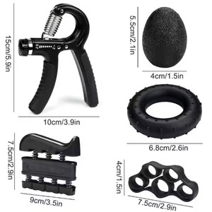 Rehabilitasyon Spor Salonu Ekipmanları El Kuvvetlendiricileri Ayarlanabilir Hafif Fitness El Kuvvetlendiricisi Krom Kaplama Yaylı - Product Image 4