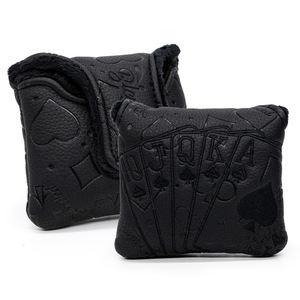 Custom Design Pu Leather Golf Mallet Putter <b>Head</b> <b>Cover</b> Custom Golf Club <b>Head</b> <b>Covers</b> Golf <b>Cover</b> Magnetic Mallet - Product Image 1