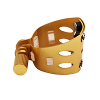Eastern Music Alto Saxophone E Flat Winslow Style Gold Ligature Saxophone Reed Clip Metal Ligature