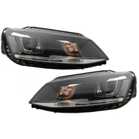 Système d'éclairage modifié JC auto, ensemble de phares LED pour Volkswagen VW Jetta MK6 Sagitar 2012-2018