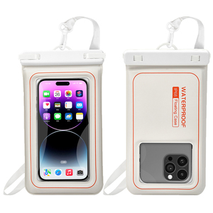 Étui en PVC pour téléphone étanche <span class=keywords><strong>avec</strong></span> logo personnalisé et panneau d'affichage transparent <span class=keywords><strong>avec</strong></span> <span class=keywords><strong>cordon</strong></span> de cou pour la natation, la plongée et la course à pied - Product Image 1