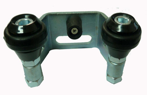 Support <span class=keywords><strong>de</strong></span> <span class=keywords><strong>guidage</strong></span> <span class=keywords><strong>de</strong></span> rouleau en Nylon <span class=keywords><strong>de</strong></span> <span class=keywords><strong>roue</strong></span> Sate coulissante - Product Image 3