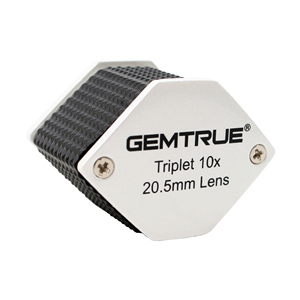 Professional High Clarity <strong>20.5mm</strong> <strong>Diamond</strong> <strong>Loupes</strong> 10x Triplet with Ergonomic Rubber-grip - Product Image 3