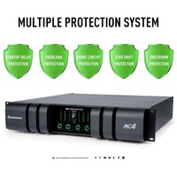 Amplificateur de puissance principal de scène professionnel 4 canaux AC4 800W * 4 haut-parleurs amplificateurs audio pour scène