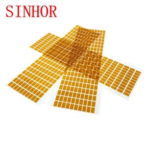 Cinta de dedo dorada resistente a altas temperaturas, hoja <span class=keywords><strong>Mera</strong></span> aislante marrón para placas de circuito PCB, película de papel troquelado de silicona - Product Image 2