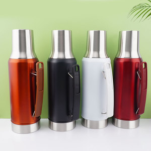 Termo de Vacío para <span class=keywords><strong>Mate</strong></span> de 1200 ml, Grado Alimenticio, Acero Inoxidable 18/8, con Asa y Logotipo Personalizado para Almacenamiento de Agua en Campamentos - Product Image 1
