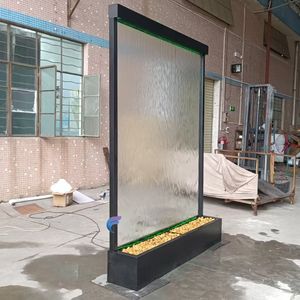 Fuente de suelo con cortina de lluvia y cascada para decoración de jardín y bodas. - Product Image 3