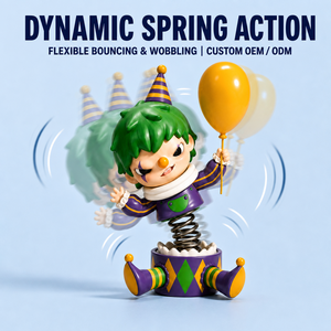 Figura de acción de PVC personalizada con resorte, figura de payaso de juguete, figura de vinilo de <span class=keywords><strong>anime</strong></span>, caja sorpresa, decoraciones de Halloween, minifigura - Product Image 2