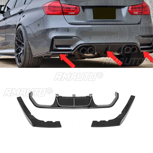 Difusor de Parachoques Trasero, Alerón Lateral Trasero para BMW F80 M3 F82 M4 2015 2016 2017 2018 2019 2020, Kits de Carrocería Tuning - Product Image 1