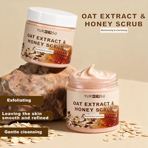 <span class=keywords><strong>Exfoliante</strong></span> Corporal Calmante de Extracto de <span class=keywords><strong>Avena</strong></span> <span class=keywords><strong>y</strong></span> <span class=keywords><strong>Miel</strong></span> al por Mayor con Polvo de Cáscara de Nuez para un Cuidado de la Piel Nutritivo <span class=keywords><strong>y</strong></span> Suave - Product Image 4