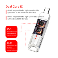 Kdata flash drive 20231tb 3.0, flash drive kecepatan tinggi 3in1 3.0 128 gb 2 tb usb 3.0, pen mini usb dengan Stik usb c
