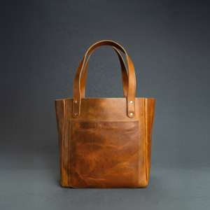 Sacs fourre-tout en cuir véritable faits à la main de haute qualité sacs à main pour femmes grande capacité conception ouverte fermeture à glissière en métal résistant à l'eau - Product Image 1