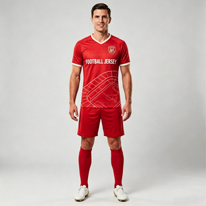 Nouveaux Kits de Football Premium 2026 – Maillots de <span class=keywords><strong>Foot</strong></span> Manches Courtes Grande Taille pour Hommes – Tenues d'Équipe Personnalisables avec Logo – Survêtements - Product Image 4