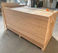 Revêtement mural en bois de pruche de qualité supérieure, résistant à l'humidité, panneau en bois rainuré et à languette pour la décoration des saunas à vapeur et infrarouge