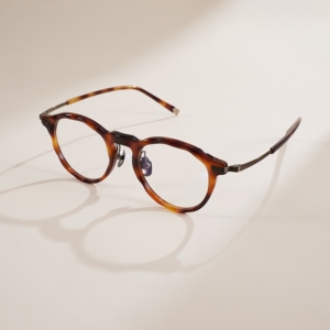 Custom Logo Wholesale Retro Round Optical Frame Thick Eyeglasses Frame Anti Blue Light <b>Glasses</b> Prescription Ready Manufacturer - Product Image 1