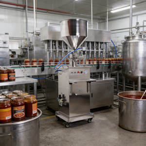 Machine de remplissage de crème semi-automatique, équipement à faible coût pour la production de parfums pour voitures et la ligne de scellage de bouteilles en plastique - Product Image 1