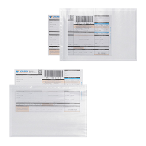 High Quality Clear PE Adhesive Backed Packing List Pouch Factory Wholesale Custom Printed Logo Small Batch Back Glue Shipping - Product Image 4