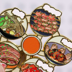 Pegatinas de refrigerador de <span class=keywords><strong>esmalte</strong></span> giratorio estilo Anime lindo personalizado impresión <span class=keywords><strong>ultravioleta</strong></span> artesanías de Metal metálico brillante - Product Image 3