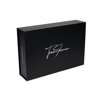 Caja de Regalo Magnética de Cartón Rígido Plegable de Lujo Mate, Cajas de Regalo Magnéticas Personalizadas con Tapa Magnética y Lámina Dorada