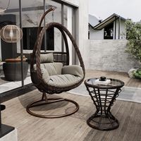Haute qualité meilleur prix chaise suspendue rotin oeuf balançoire chaise suspendue patio balançoire chaise-pratique abordable Durable