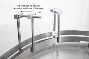 โต๊ะหมุนอัตโนมัติสำหรับขวดกลมขนาดเล็กพร้อมโต๊ะรับขวดสำหรับสายการบรรจุ ปิดฝา และติดฉลาก - Product Image 5