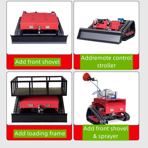 Tondeuse à gazon électrique télécommandée 15HP 1200W*2pcs, générateur 1-13.L/H, tondeuse à gazon télécommandée pour terrains de golf, terrains vagues - Product Image 6