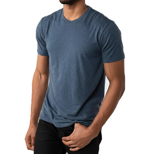 T-shirt casual da uomo <span class=keywords><strong>JX</strong></span>, tinta unita, vestibilità regolare, 5XL, magliette lunghe neutre all'ingrosso - Product Image 4