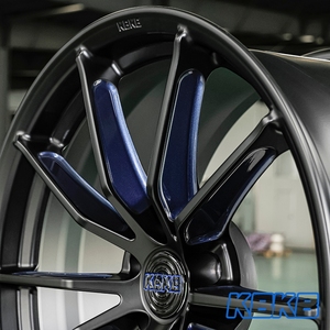 Nouvelles jantes forgées en magnésium KBKB bicolores noir mat intérieur bleu 17-21 pouces 25 mm pour SUV tout-terrain, pièces de rechange OEM personnalisées - Product Image 5