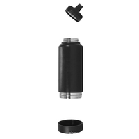 DD2521 Compartiment caché au fond Tasse à boire Flacon en acier inoxydable à double paroi Bouteille de stockage sous vide étanche