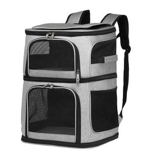Sac à dos pour animaux de compagnie approuvé par les compagnies aériennes, fabriqué en usine BSCI, Mochila pour chat et chien, sac à dos Oxford pour les voyages en week-end, les promenades en plein air, les pique-niques, les parcs - Product Image 6