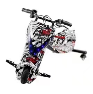 Trottinette Électrique Motorisée 36V 250W pour Enfants et Adultes, <span class=keywords><strong>Trike</strong></span> à 3 Roues pour <span class=keywords><strong>Drift</strong></span> à 360°, Moderne, Durable, en Acier et Plastique, avec Roues en PU - Product Image 1