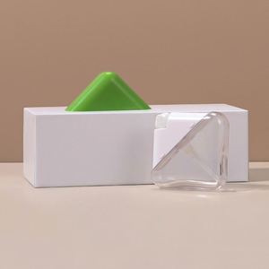 Botella de Perfume de Plástico Transparente de 30 ml, Diseño Único de Rombo/Triángulo, Bomba a Prueba de Fugas - Product Image 2