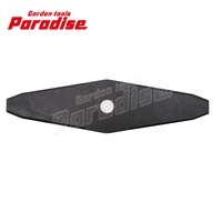 Lame de coupe d'herbe 2 T 2 lames de débroussailleuse Lame en acier 2 dents 305mm X 3mm X 20mm Heavy Duty pour débroussailleuse