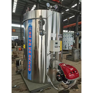 Generatore di Vapore Verticale a Tubi di Fumo da 0,5 Tonnellate, a Gasolio e Gas, Caldaia Industriale Automatica per Riscaldamento Domestico e Acqua Calda, adatta anche per Biomassa - Product Image 6