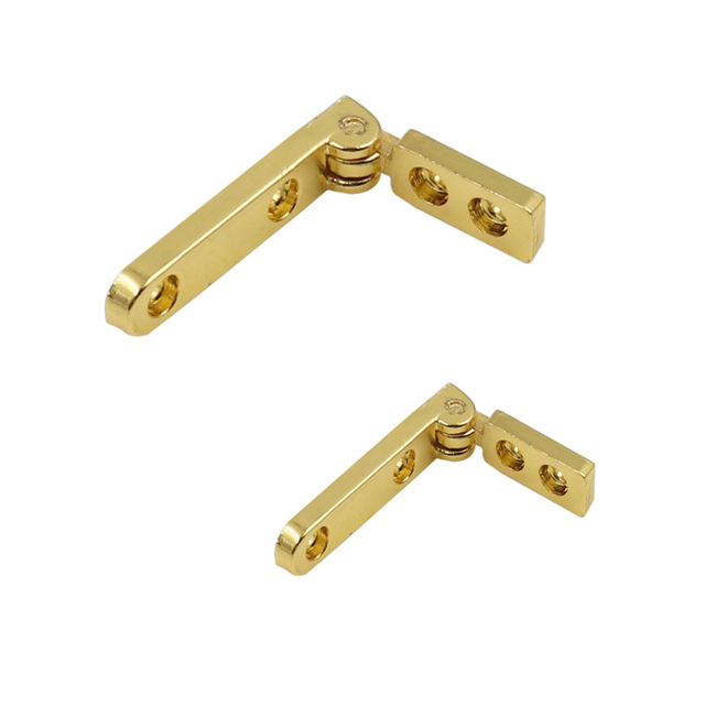 Custom Folding Hinge Brass Small Zinc Alloy Side Rail Hinge Easy to Install Strong Durable 80°-90° Jewelry Box Hinges