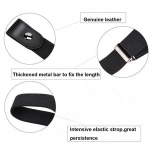 1 Cinturón Elástico Ajustable Sin Hebilla para Mujer y Hombre, para Pantalones Vaqueros y Vestidos, Fácil de Usar - Product Image 5