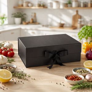 Boîtes cadeaux en carton noir personnalisées FX, grand format, prix de gros, boîte cadeau magnétique pliable pour l'emballage des chaussures - Product Image 2