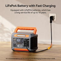 Powerstation Batteries Lithium Ion Mini Camp Onduleur Générateur Électrique Solaire Charge 320W Centrale Électrique Portable
