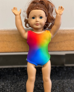 Alta calidad Spandex gimnasia y baile <span class=keywords><strong>Ballet</strong></span> leotardo entrenamiento Dancewear para muñecas <span class=keywords><strong>de</strong></span> 18 pulgadas ropa <span class=keywords><strong>de</strong></span> Fitness para niñas - Product Image 3