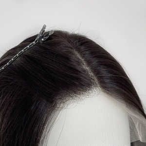 Kosher <b>Wig</b> Highest Quality Natural Human Virgin Hair Jewish Style Lace Top Base <b>Wig</b> for White Women - Product Image 3