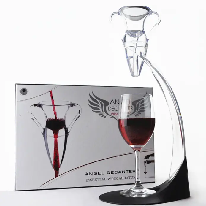 Angel Decanter Wine Aerator Với Chủ Sở Hữu Và Túi Quà Tặng
