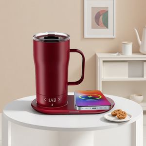 Set Regalo Natalizio Essenziale per Viaggiatori: Tazza Termica Intelligente in Acciaio Inox con Controllo della Temperatura - Product Image 5