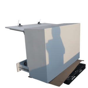 Boîte à outils en aluminium avec tiroirs, IP65, antichoc, finition mate, pour le rangement des outils - Product Image 6